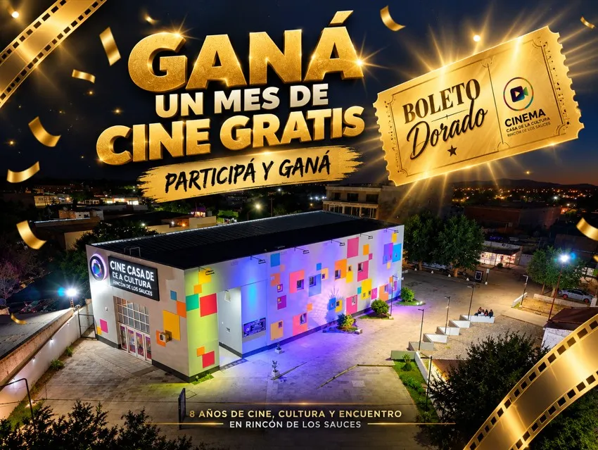 El Cine de Rincón cumple 8 años y lo festeja con un premio de un mes de cine gratis