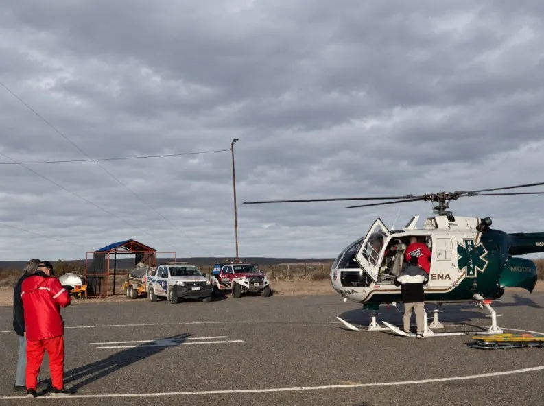 Por el corte de las rutas, trasladarán en helicóptero a ocho pacientes que necesitan diálisis